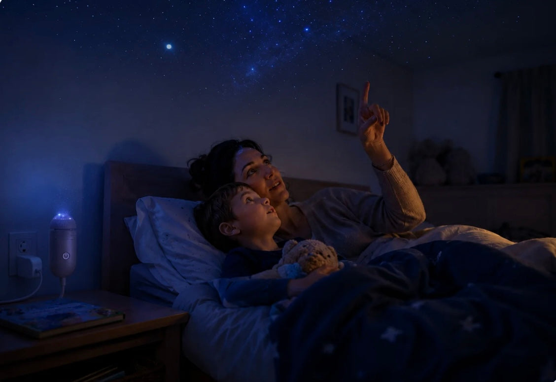 Nebulys Luna Kids — Veilleuse Étoilée Projection 7 Couleurs