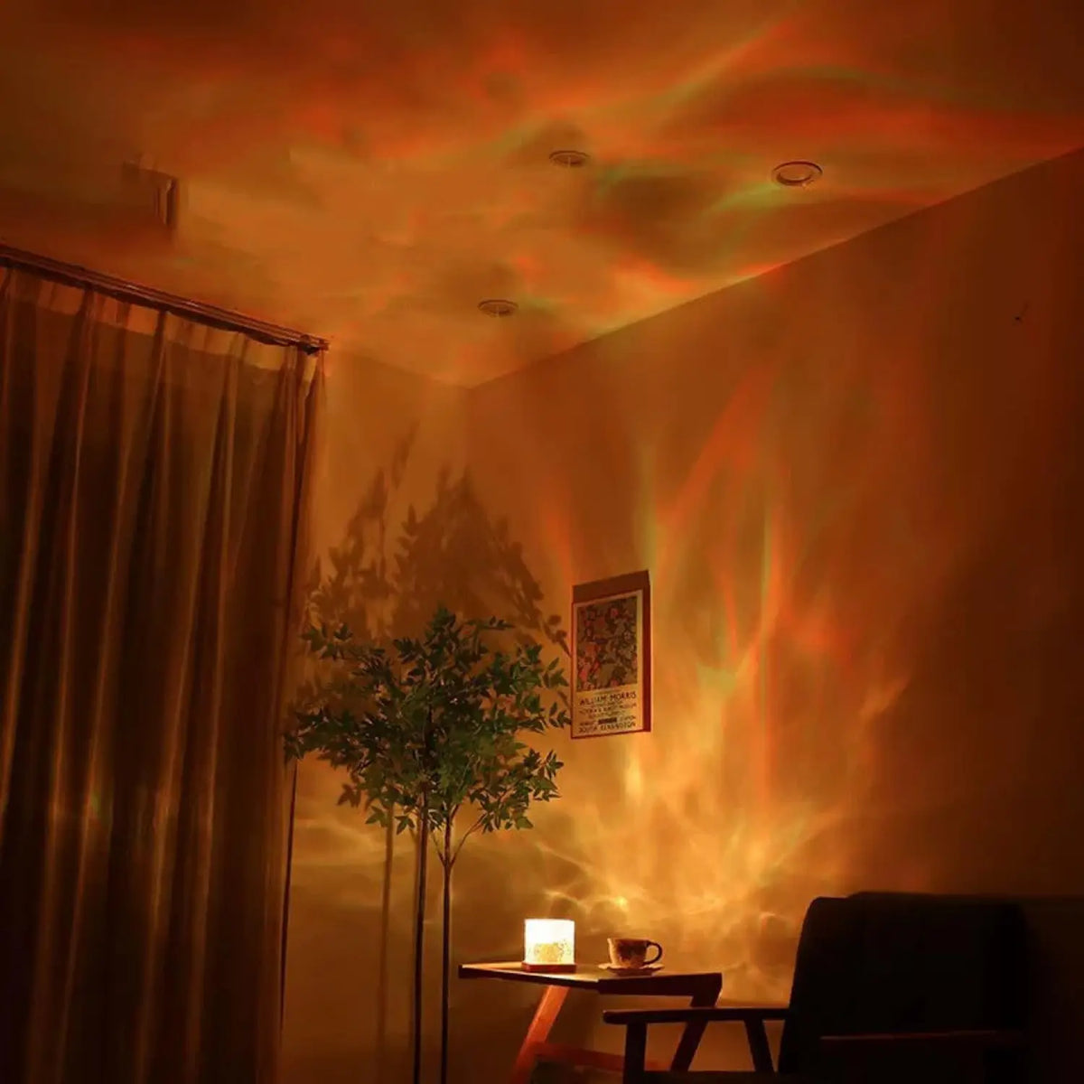 Nebulys Aurora — Lampe Cube Vagues Lumineuses RGB