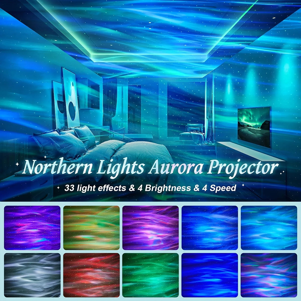 Nebulys Orbit — Projecteur Galaxie /Ocean Rotatif 360°