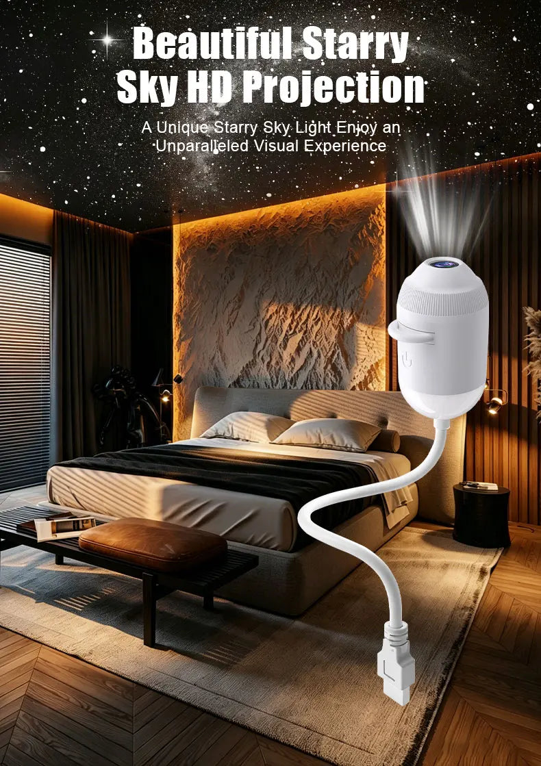 Nebulys Comet — Veilleuse Ciel Étoilé USB Voiture & Maison